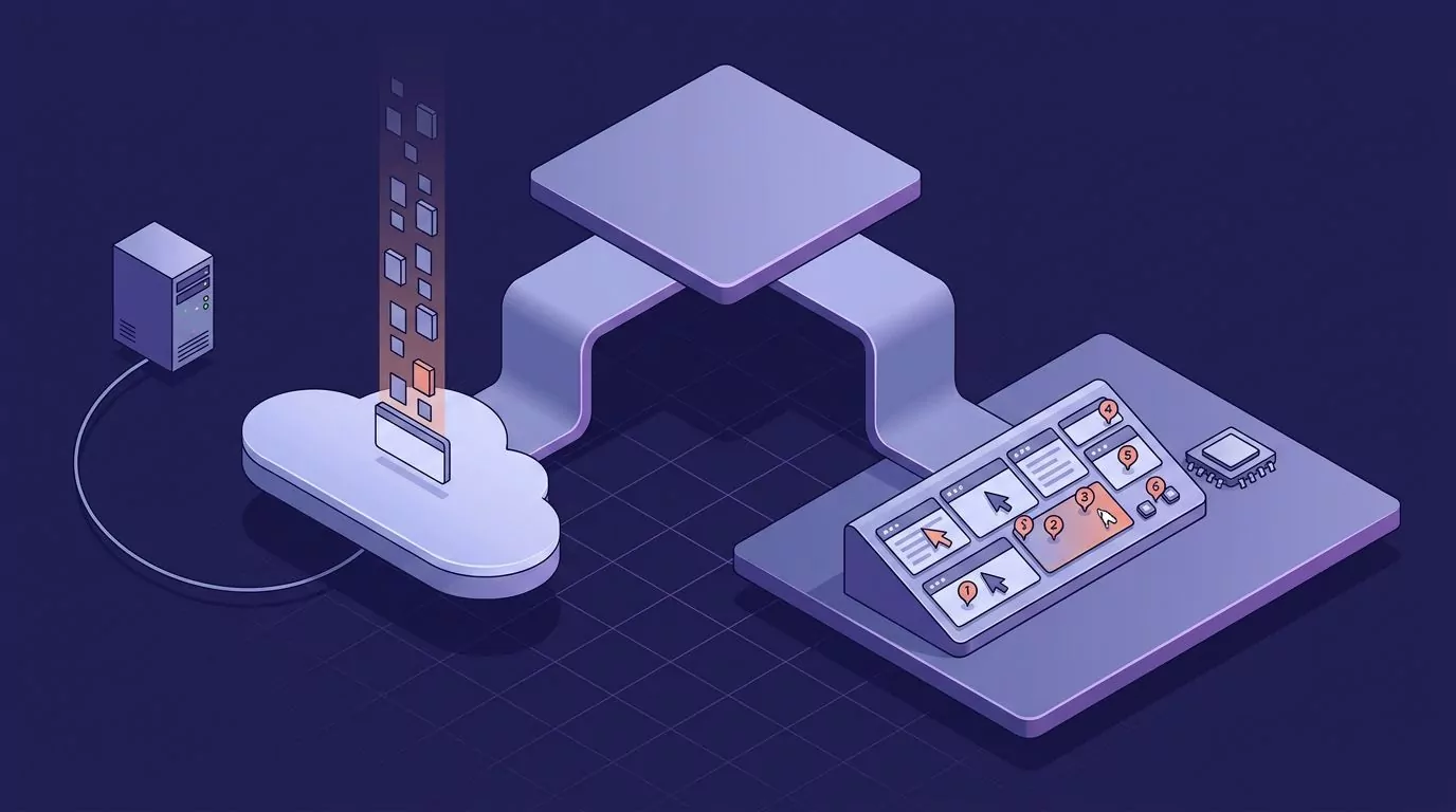 Fork diagram splitting Windows into cloud based voice typing on one side and on device Voice Access on the other