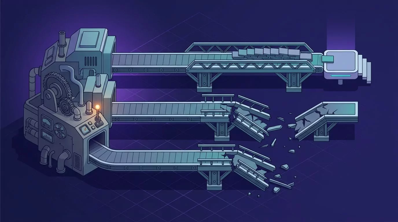 Three lanes leaving Dragon: the word list crosses a bridge, the trained profile and voice commands do not